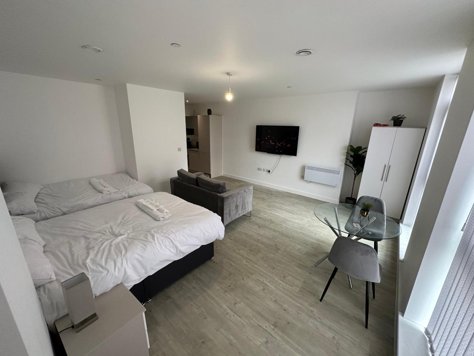 Manchester Old Trafford Studio Apartment Dış mekan fotoğraf